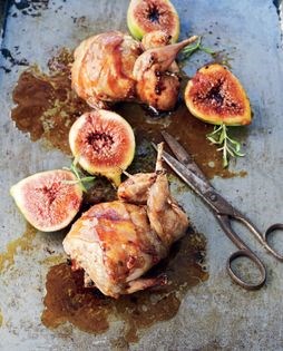 Quail stuffed with chicken livers, fennel and tarragon (Quaglie ripiene di fegatini, finocchio e dragoncello)