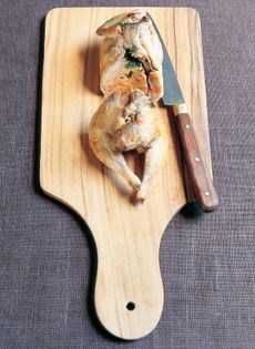 Quail with foie gras (Cailles au foie gras)