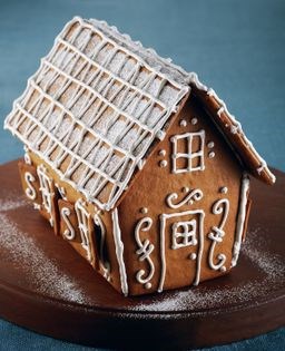 Quaint gingerbread house