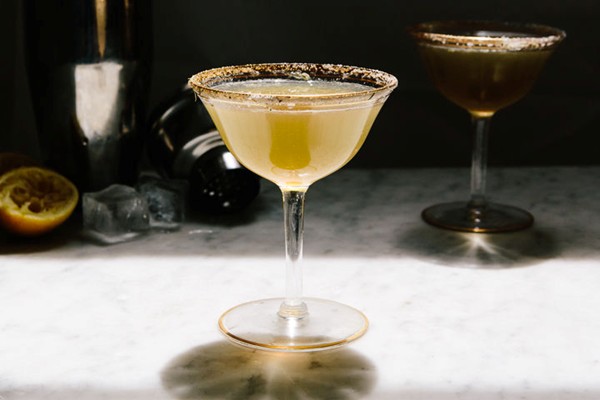 Queen Anne’s lace Cognac cocktail