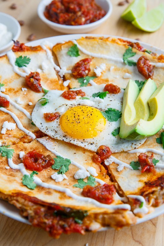 Quesadilla huevos rancheros