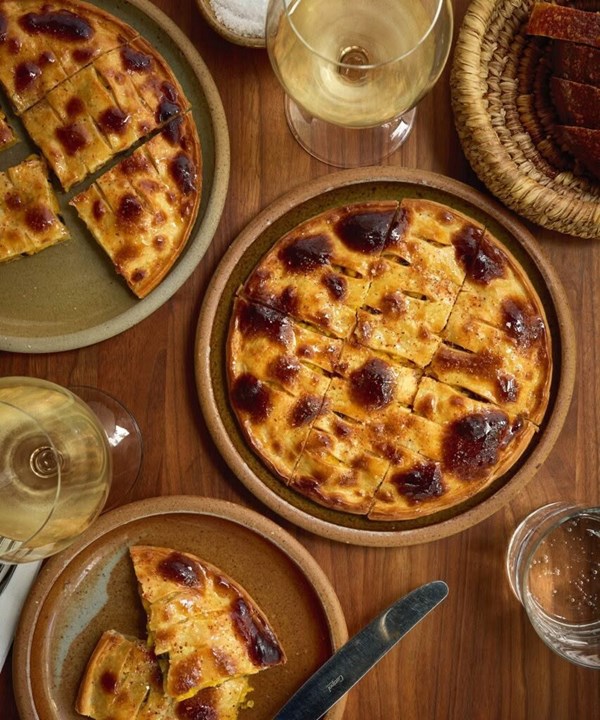 Queso fresco, sweetcorn & honey empanadas