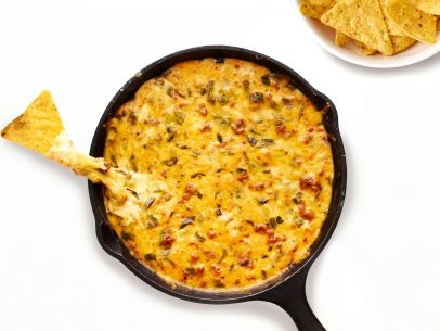 Queso fundido with chorizo