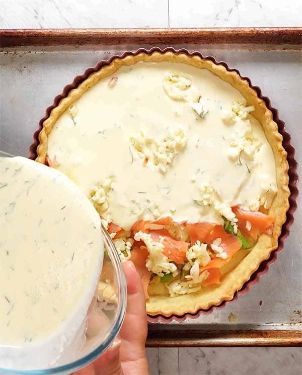 Quiche crust / shortcrust pastry for pies