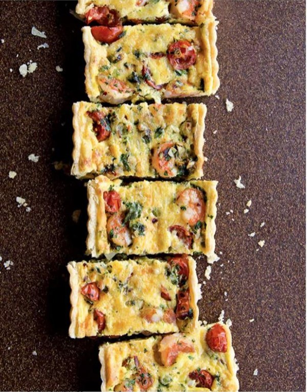 Quiche scampi