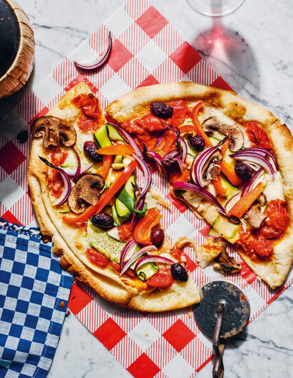 Quick-&-easy flatbread pizza