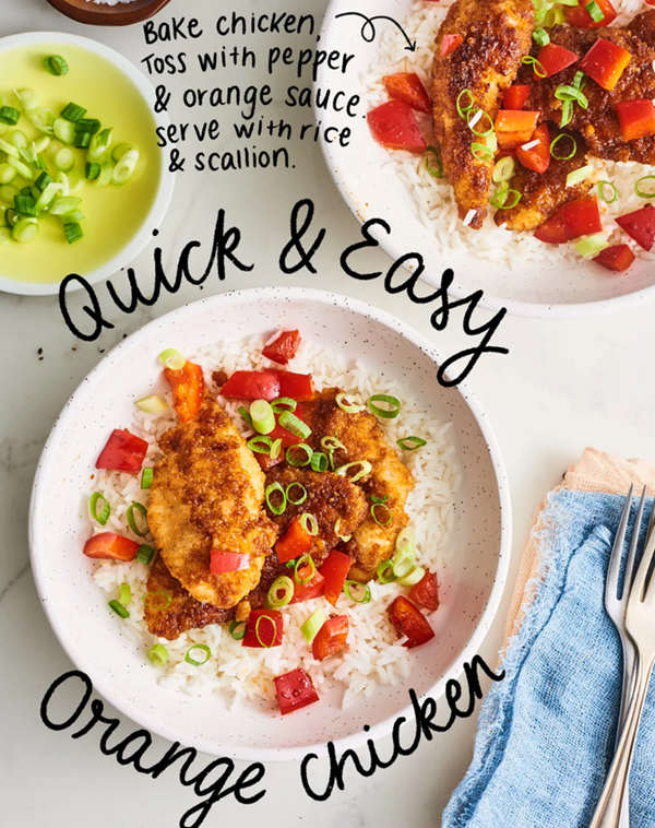 Quick & easy orange chicken
