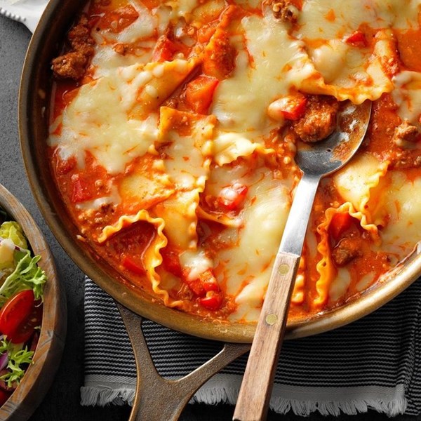 Quick & easy skillet lasagna