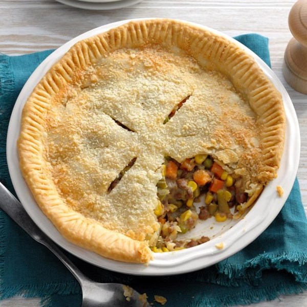 Quick & easy vegetable potpie