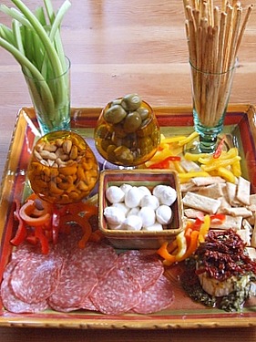 Quick and easy antipasto platter