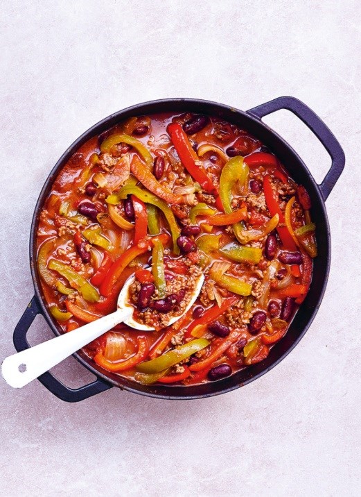 Quick and easy chili con carne