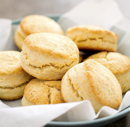 Quick and easy cream biscuits