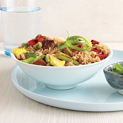 Quick and easy pork fried rice