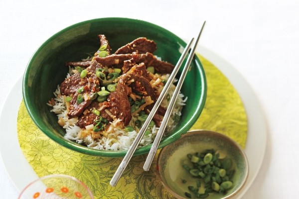 Quick beef bulgogi