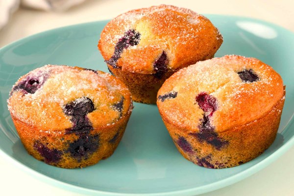 Quick blueberry muffins