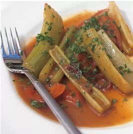 Quick-braised celery