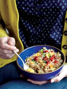 Quick breakfast fried rice