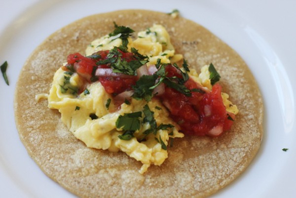 Quick breakfast tacos