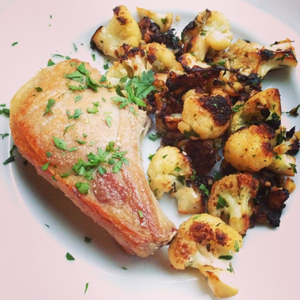 Quick-brined pork chops