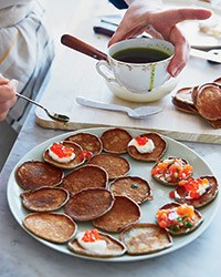 Quick buckwheat blini