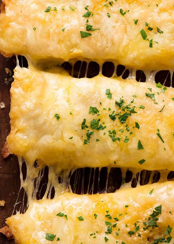 Quick cheesy garlic bread