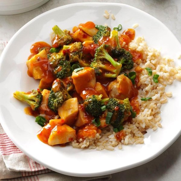 Quick chicken & broccoli stir-fry