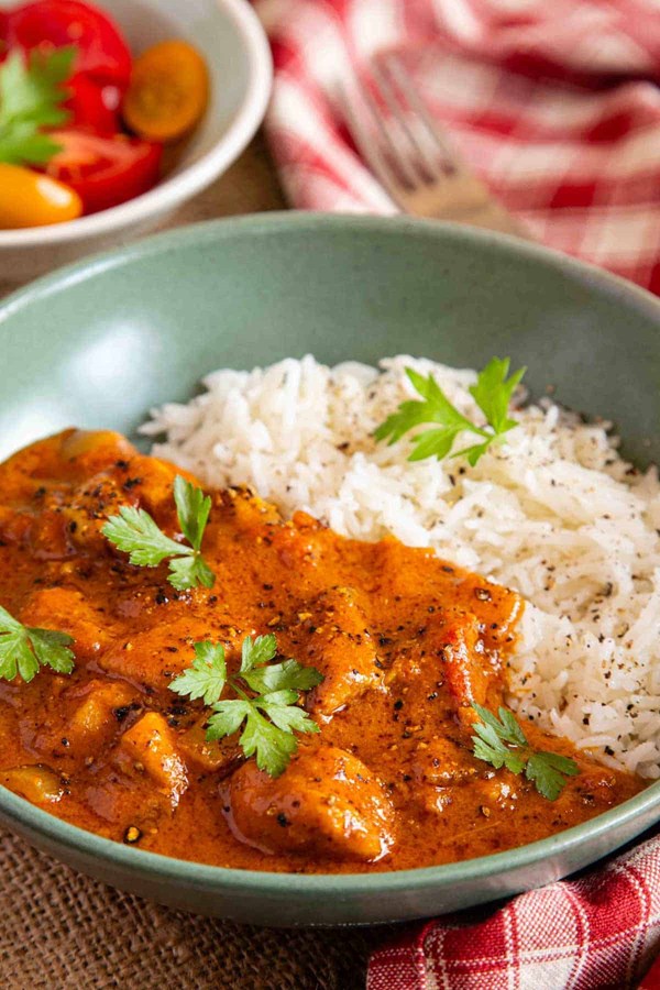 Quick chicken curry