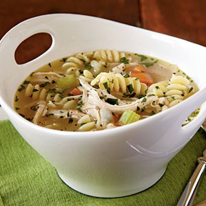 Quick chicken noodle soup