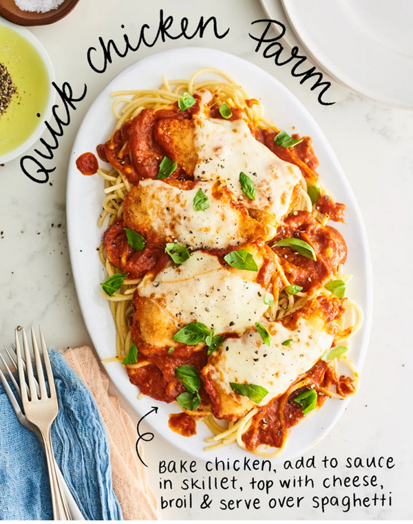 Quick chicken Parmesan