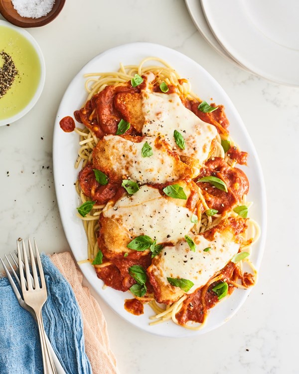 Quick chicken Parmesan