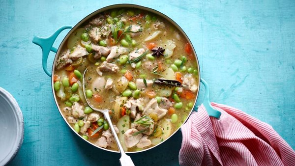 Quick chicken stew