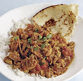 Quick chicken vindaloo