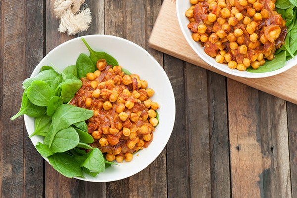 Quick chickpea curry