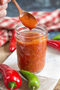Quick chili relleno style sauce