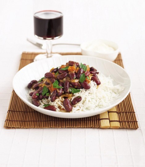 Quick chilli with rice