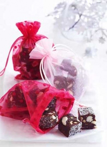 Quick chocolate panforte