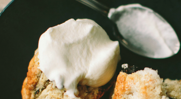 Quick clotted cream