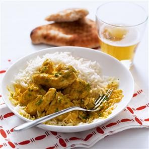 Quick coconut chicken curry
