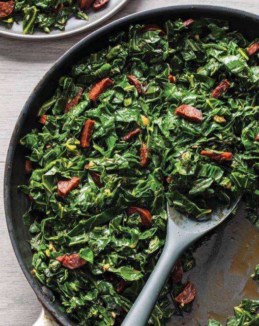 Quick collard greens