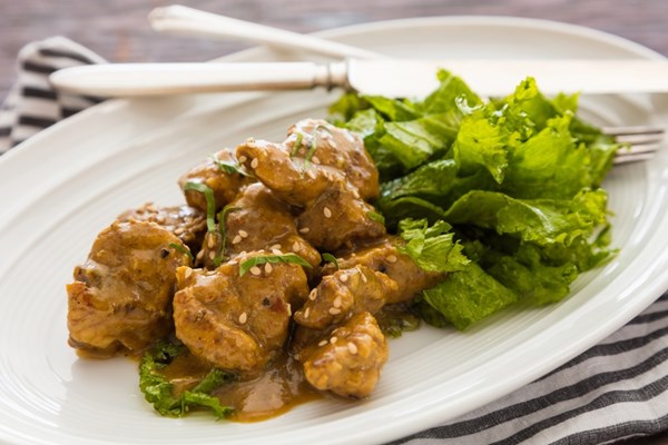 Quick-cook honey mustard pork