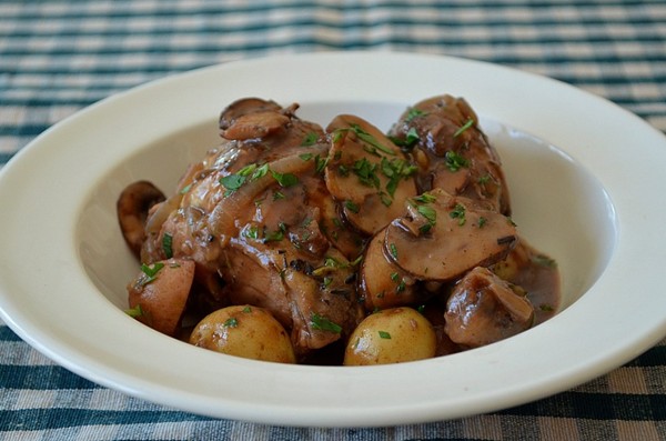 Quick coq au vin