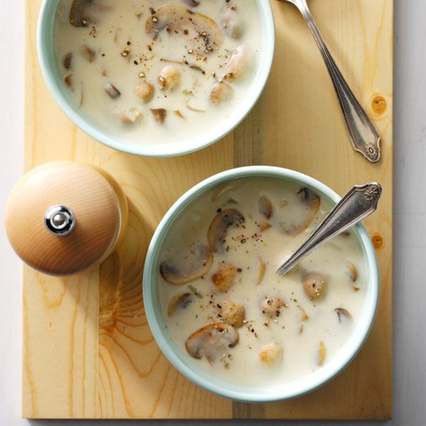 Quick cream of mushroom soup