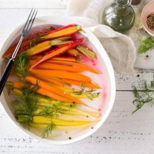 Quick dilly carrots