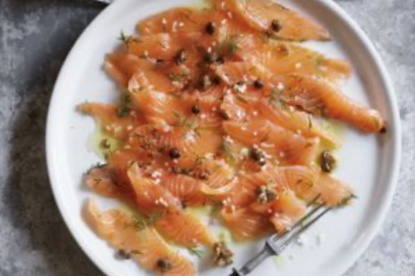 Quick gravlax