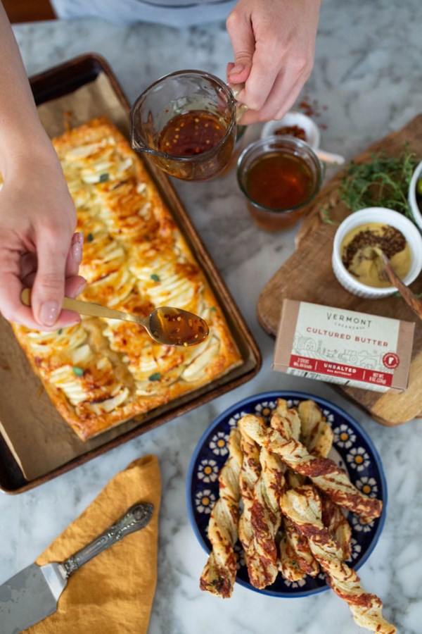 Quick homemade puff pastry with Vermont Creamery