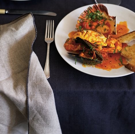 Quick Italian seafood stew