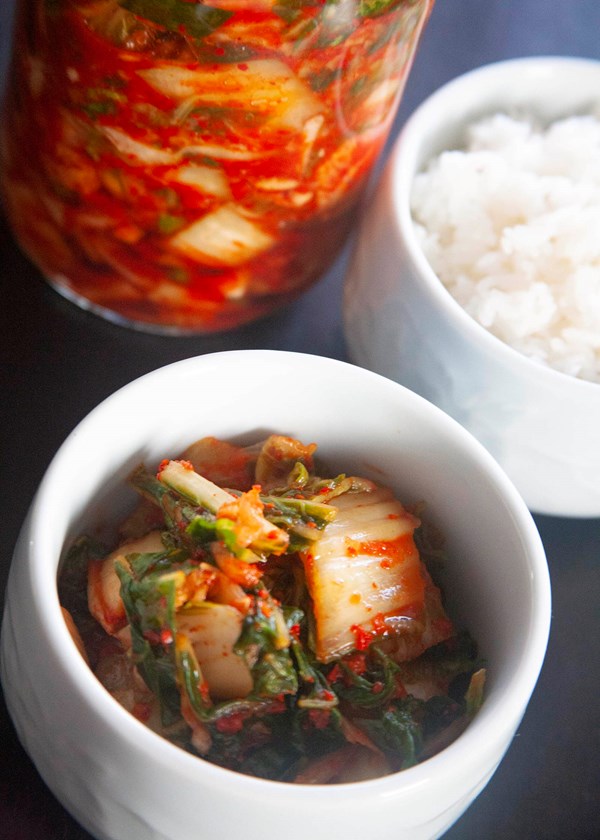 Quick kimchi (Mak gimchi)