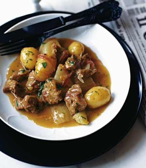 Quick lamb, orange and fennel spring stew