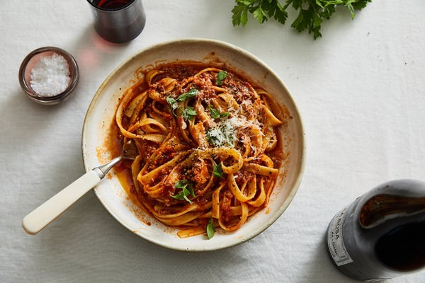 Quick lamb ragù 