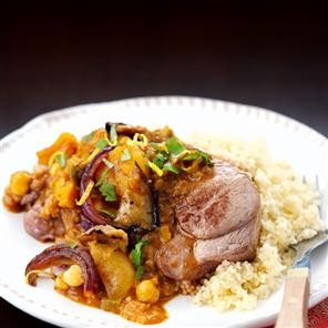 Quick lamb tagine